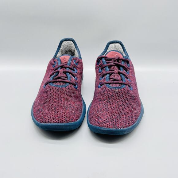 Allbirds Shoes Mens 10 Red Blue Tree Runners Knit Lightweight Eco Sneakers main image 4